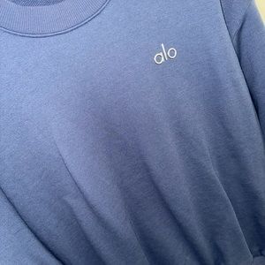 Alo Yoga Accolade Bluestone Pullover Crewneck
